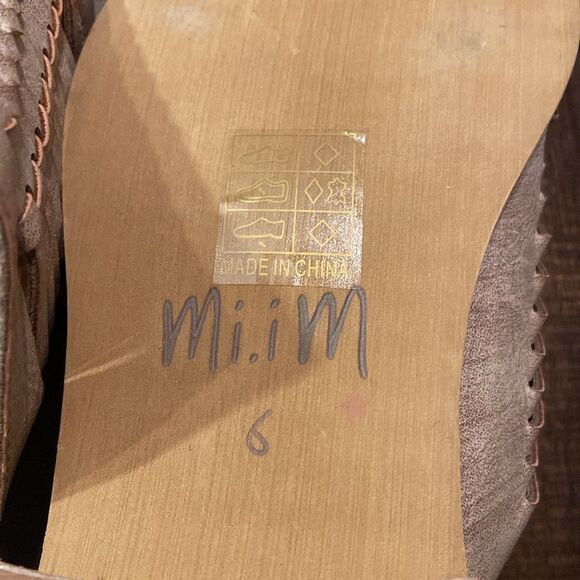 Women’s Mi.iM Woven pointed flats tan size 6 - Picture 8 of 8